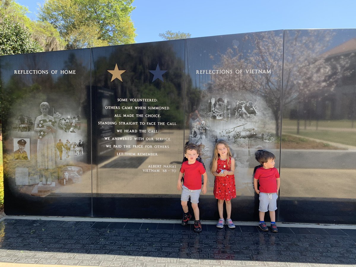 piflynn9's tweet photo. Grateful that we live within walking distance of the National Infantry Museum so we took the opportunity to remember the service and sacrifice of all the Vietnam War Veterans today! Also our first family outing as a party of 6. #NationalVietnamWarVeteransDay https://t.co/yGH97CQl4a