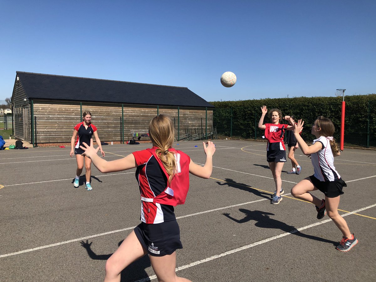 tauntonsports's tweet photo. A perfect afternoon for Easter netball in the sun... ☀️🏐 https://t.co/SXxPnycCBg