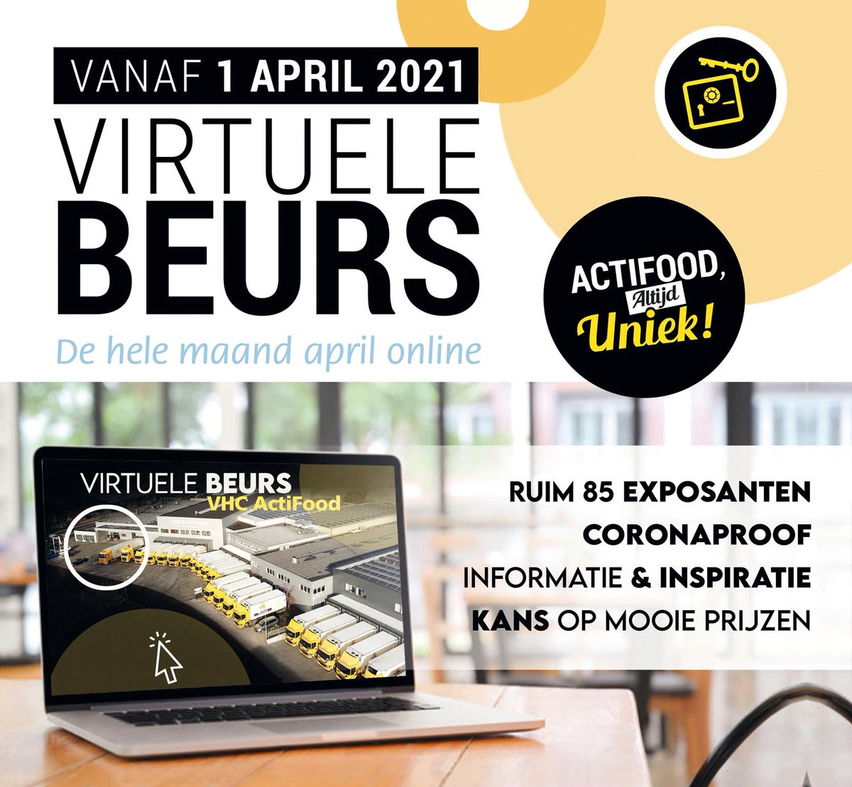 Het aftellen is begonnen... nog 3 dagen en dan is de lancering van onze virtuele horecabeurs een feit! Houd onze sociale media in de gaten!