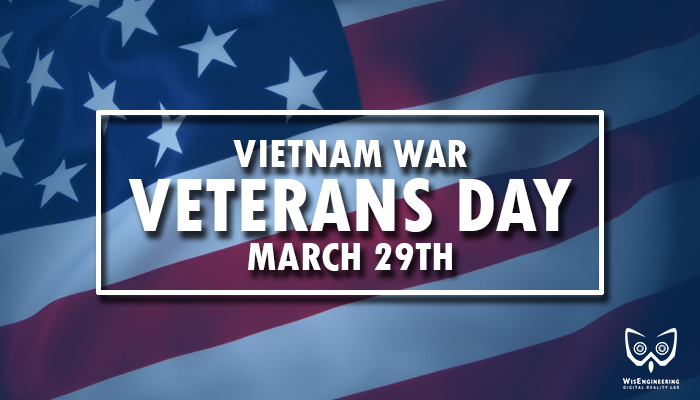 WisEngineering's tweet photo. 50-plus years beyond the Vietnam War the nation remembers and honors the valor and bravery of those who served. Thank you for your service and sacrifice. https://t.co/xZqByN34fZ