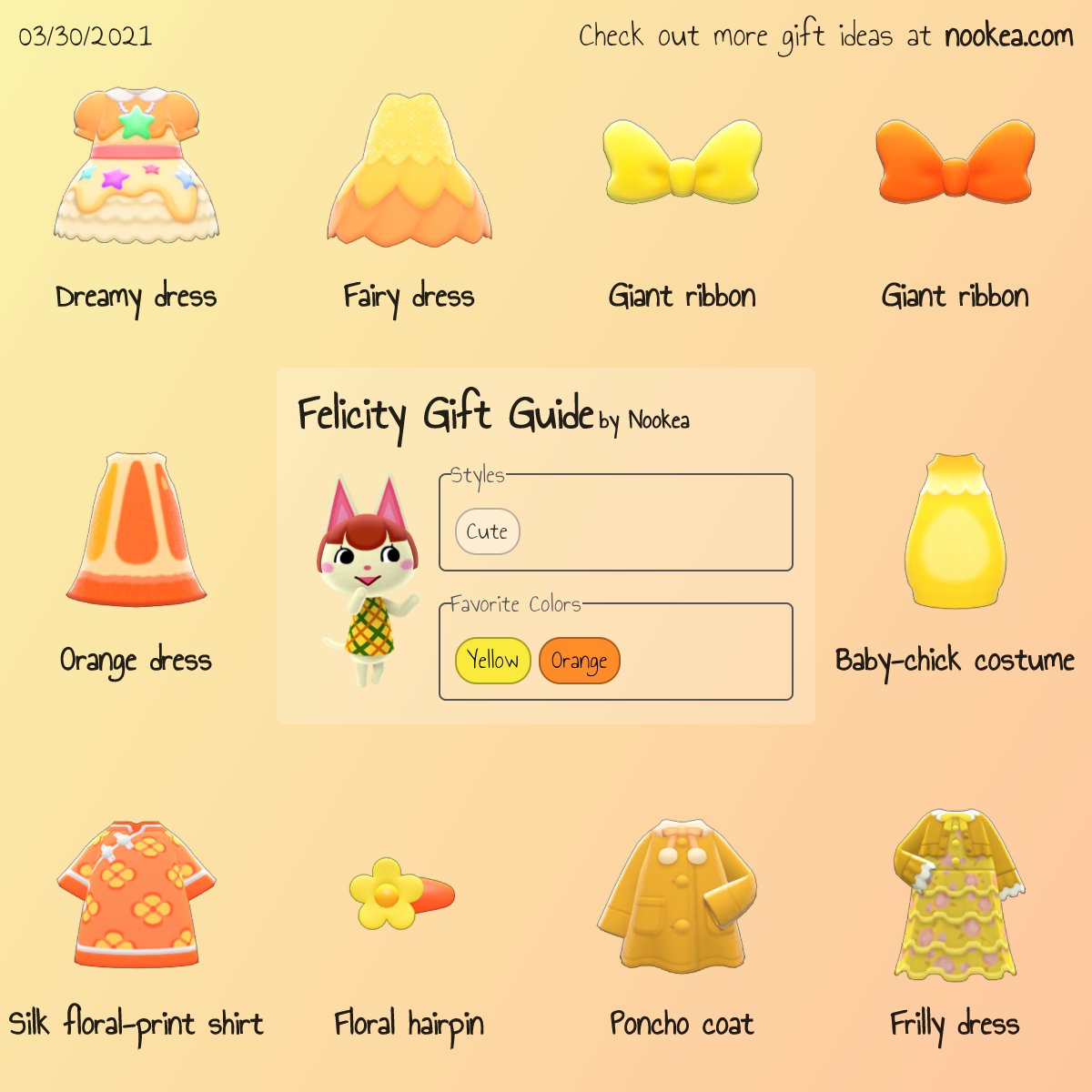 Clothing Gift Guide for Felicity https://t.co/7y2Y2zRPKh . . . #felicity #acnhfelicity #giftguide #giftidea #animalcrossing #animalcrossingnewhorizons #acnh #nookea Clothing Gift Guide for Felicity https://t.co/7y2Y2zRPKh . . . #felicity #acnhfelicity #giftguide #giftidea #animalcrossing #animalcrossingnewhorizons #acnh #nookea