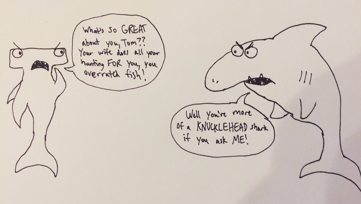 comicswithcraig's tweet photo. Fights in the #animalkingdom are never pretty. #angryanimals #funny #webcomics #shark bait ooh ha ha!!! https://t.co/LiMadbm3Yz