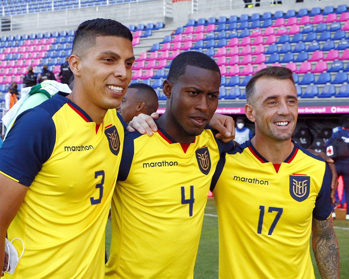 BarcelonaSC's tweet photo. ¡Felicidades a nuestros guerreros amarillos de @LaTri! 🇪🇨
▪️ Fernando León
▪️ Leonel Quiñónez
▪️ Kitu Díaz #K17U https://t.co/fZDTT38W5R