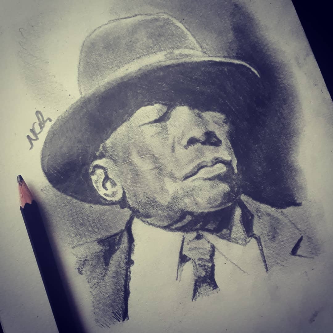 johnLeeHooker's tweet photo. This sketch of The Hook by John Lee Hooker fan, Neil (IG @drawingsbygaul), is BLUES APPROVED! Neil is showing love all the way from Norfolk, England! If you want your art featured on the John Lee Hooker page, use the hashtag #JohnLeeHookerArt and tag @JohnLeeHooker, yโall! https://t.co/a8TbLI9Uhs