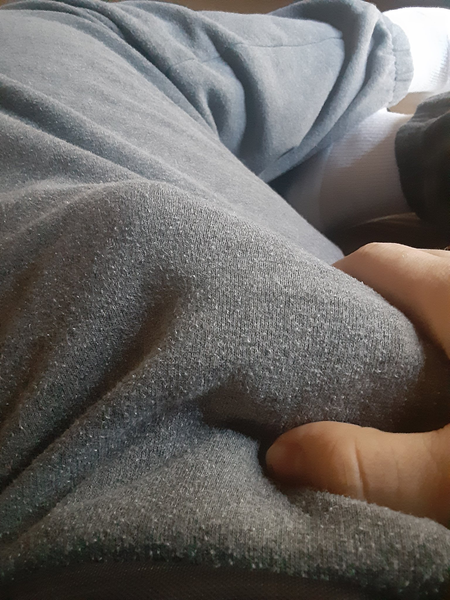 Gray sweatpants dick print cheap