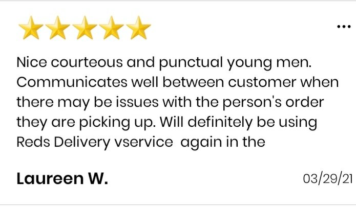 RedConradme's tweet photo. I truly do love what I do. Really love getting reviews like this from my customers.
Serving Putnam County, FL. In the area? Visit https://t.co/1CRf0CYJ3u for complete service info & to download our app
#thedumplingdifference #grocery #groceries #delivery #fooddelivery #Florida https://t.co/PMphQ5oGmt