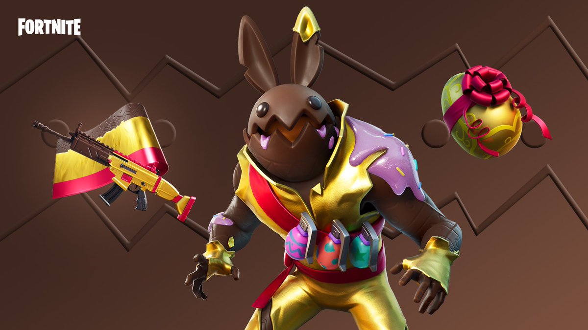 フォートナイト 迫ってくる 早く逃げて チョコうさのコスチュームがアイテムショップに並びました フォートナイト 迫ってくる 早く逃げて チョコうさのコスチュームがアイテムショップに並びました