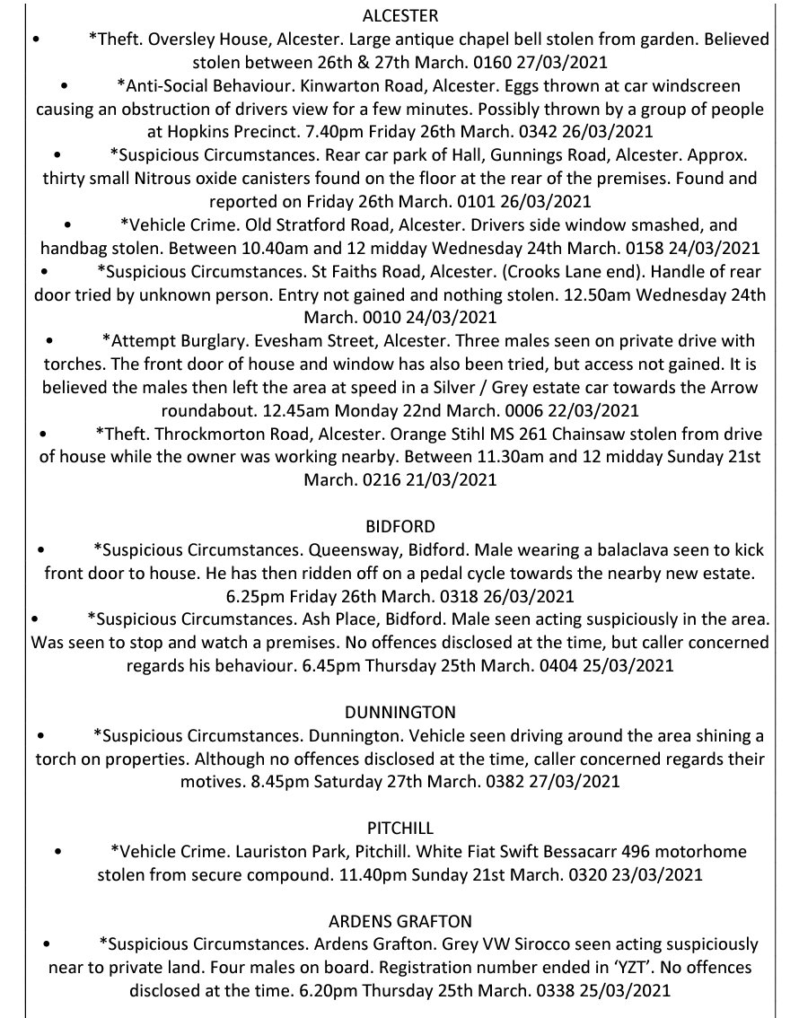 Alcester SNTs tweet media