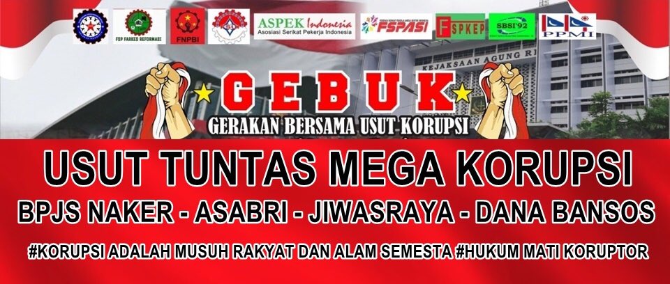 Terus suarakan kasus² korupsi 
Jangan terpengaruh bom dan teroris