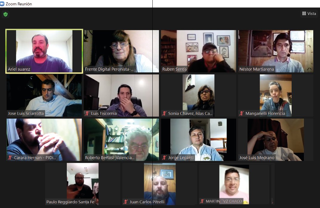 PJDigitalAR's tweet photo. Con la presencia de 12 provincias se llevó a cabo la reunión semanal de la Mesa Política 
#PJDigitalCrece

@PjdigitalO  @pjdigitalmnes @PDigitalBA
 @pjdigitalchubut  @pjdigital_caba @PMzaok
 @pjdigital_stafe @PJDigitalProv25 @PjdigitalC
 @pjdsalta @pjdigitalcorri1 @PjEstero https://t.co/WS35zwS1hK