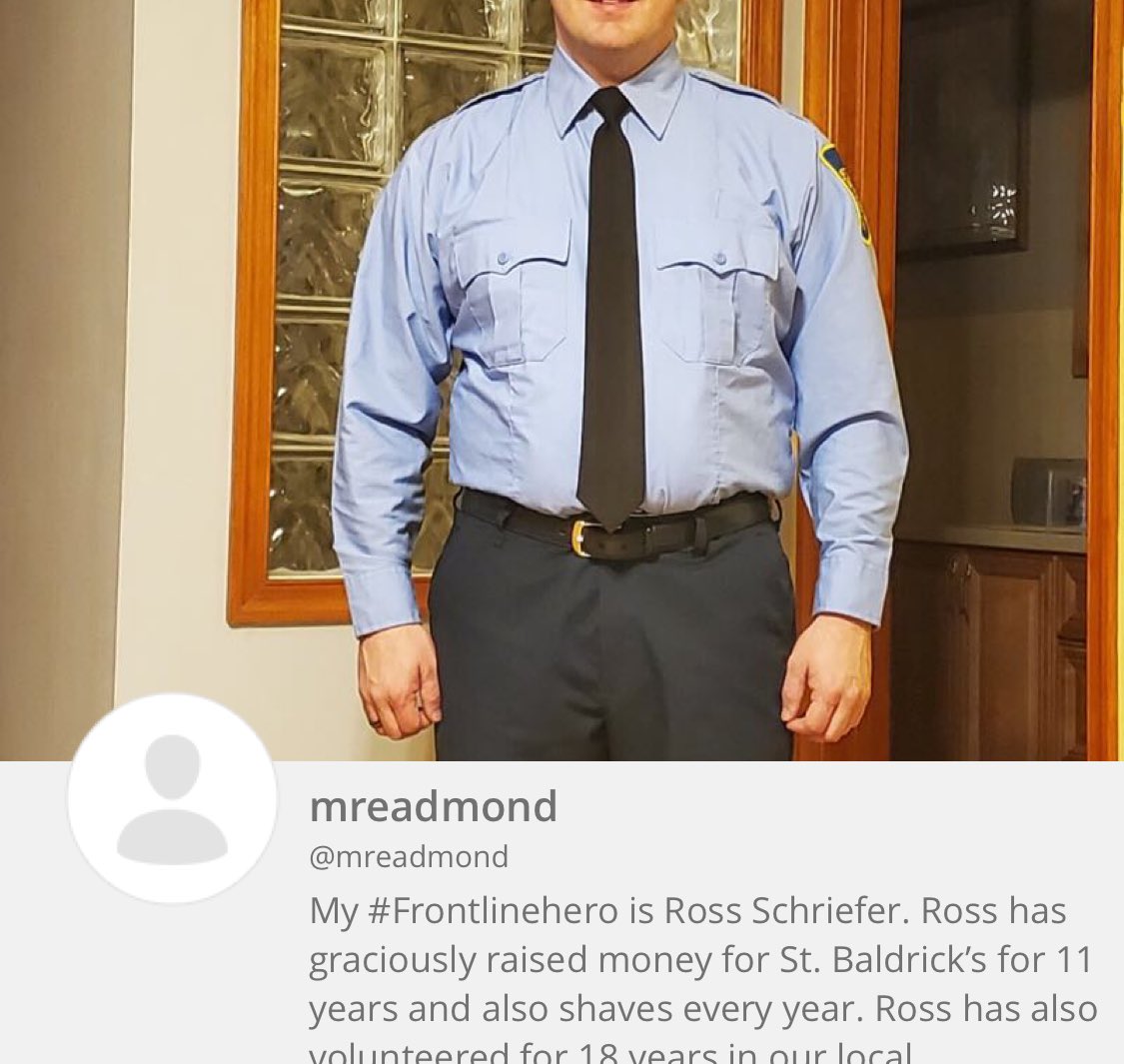 teachmreadm's tweet photo. My #Frontlinehero is Ross Schriefer. Ross has also volunteered for 18 years in our local community with the fire department as well as currently works for BCoFD! #GarthBrooks #sweepstakes #contest
https://t.co/bsMbTITALO https://t.co/dHx0hJQHAm