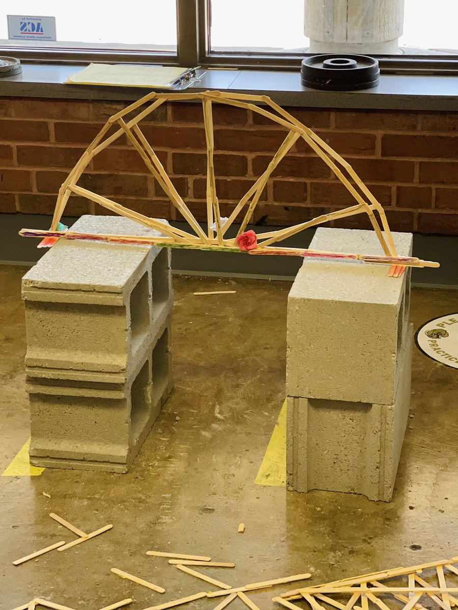 cassierosenix's tweet photo. Bridge testing today...tense &amp; stressful &amp; loud &amp; exciting! 

#TMStrength #turner202strong #STEM #Ksedchat @miss_silverman5 https://t.co/sO0eX3O2bo