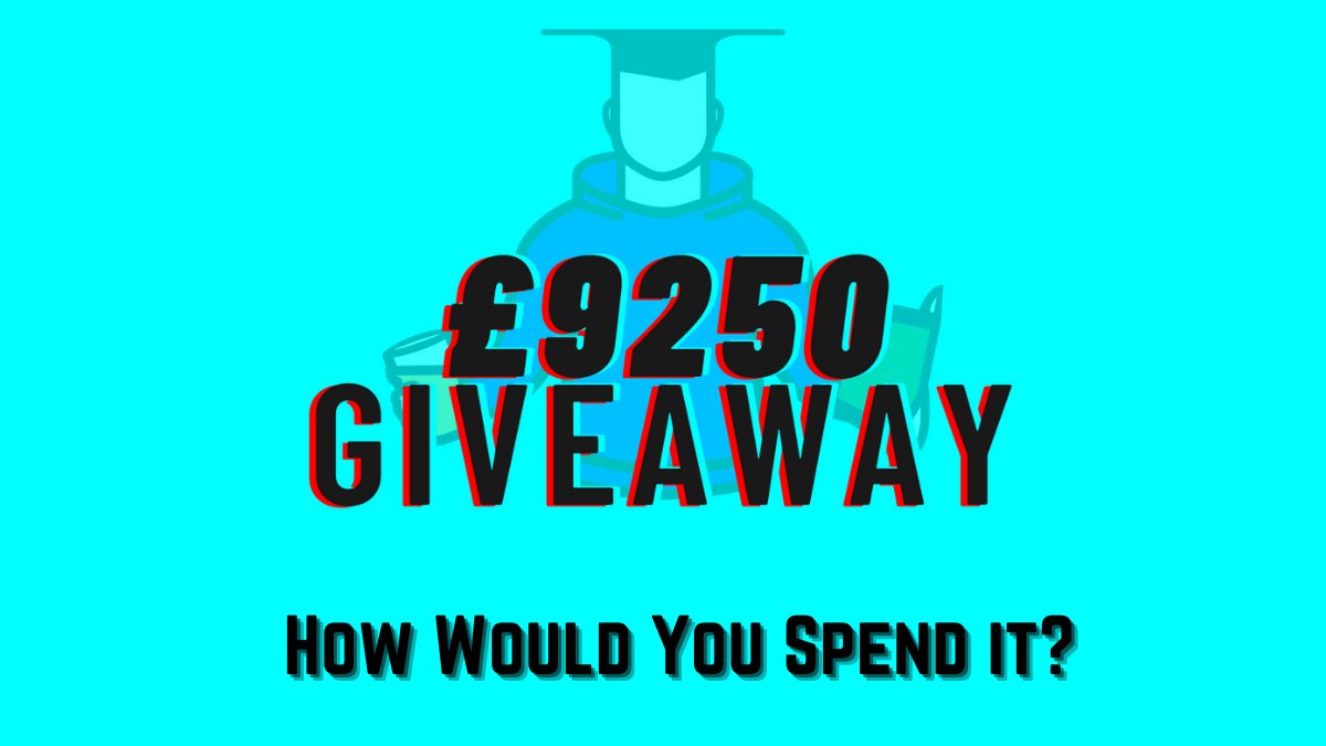 Win A Year's Tuition In Cash competition ends Tomorrow!

We want to know how you'd spend £9250 if you win!
Retweet and tell us using #StudentSaviour - Our favourite answers get £50 Amazon Vouchers! 5 available.

T&amp;Cs apply. Answers don't affect £9250 Giveaway. UK students only.