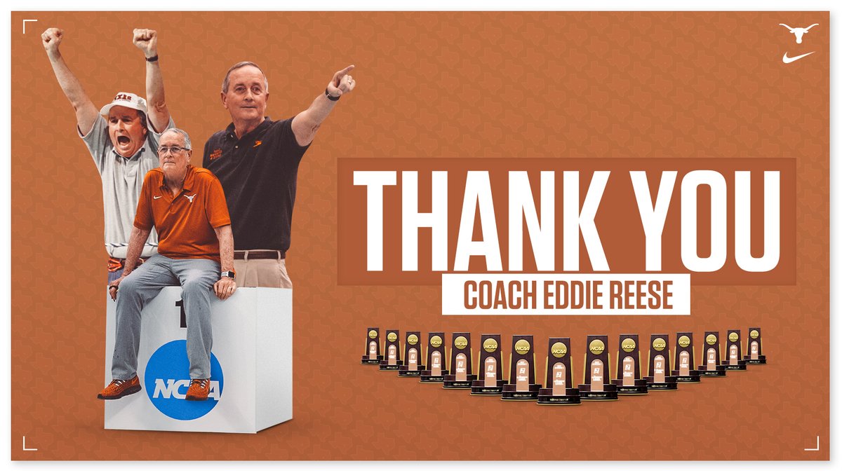 Five decades of dominance. Congrats on your retirement, Coach! 🤘

📰 » hookem.at/ReeseRetire

#HookEm