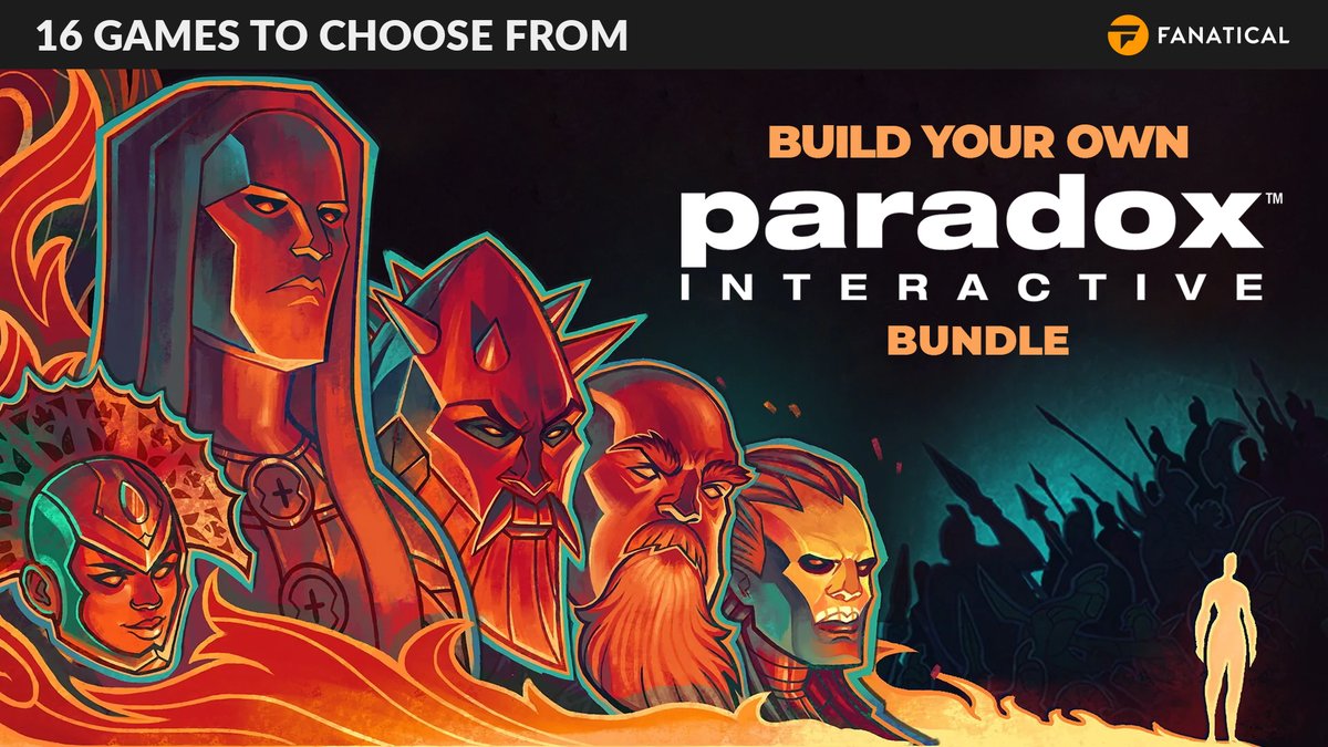 PdxInteractive's tweet photo. Looking to get some Paradox games, at a discount?

You can build your own bundle at @Fanatical!

https://t.co/VEwEtrVtXV https://t.co/wkEKwGO017