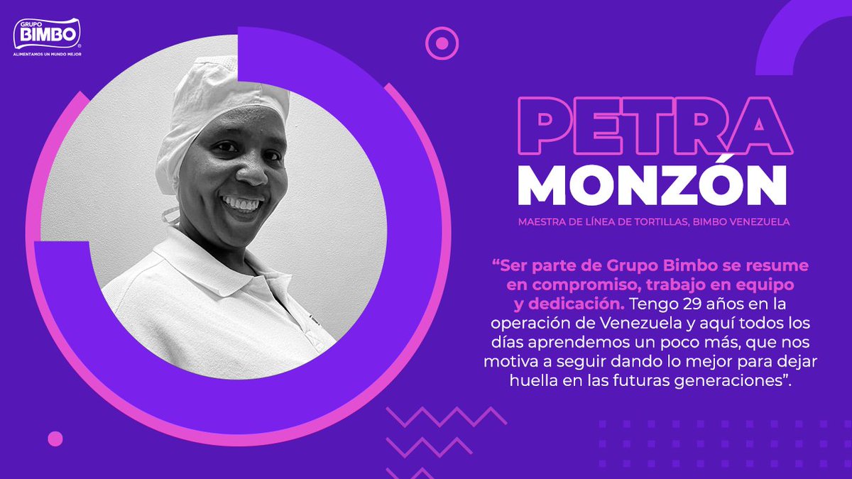 Grupo_Bimbo's tweet photo. #TodasIn | Gracias al trabajo de Petra, ella ha logrado ser el sustento de su familia, brindando una buena educación a sus hijos y demostrándoles que, a través del trabajo y dedicación, podemos lograr nuestros sueños. #MujeresGrupoBimbo https://t.co/dCONxpreyq