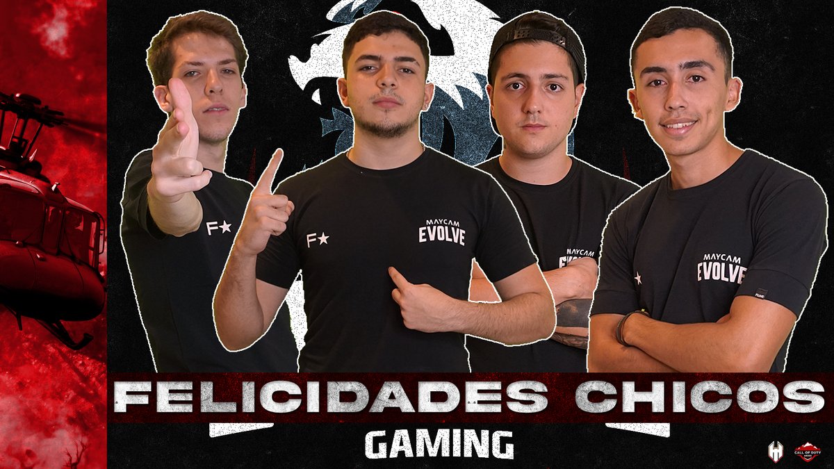 #CampeónPlayoffs - <a href="/MaycamEvolve/">MAYCAM EVOLVE</a>.

El día de ayer los chicos de <a href="/MaycamEvolve/">MAYCAM EVOLVE</a> se consagraron campeones de los Playoffs de <a href="/h3lltournaments/">H3LL Tournaments</a>, convirtiéndose en los máximos ganadores de la temporada de Call of Duty: Black Ops - Cold War.

¡Felicidades!

#SomosAndinos