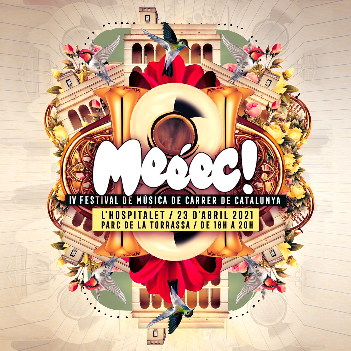 meeecfestival's tweet photo. El Festival Meeec! torna apostar per organitzar una jornada on bandes consolidades i propostes més emergents s’impliquen per realitzar una vetllada única i irrepetible. Englobat dins de les festes de primavera de L’Hospitalet. El proper 23 d’abril a les 18h al Parc de la Torrassa https://t.co/XTgGjJosd0