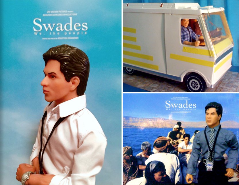 breakfreeofbox's tweet photo. @iamsrk @AshGowariker @RonnieScrewvala @arrahman Hi Shahrukh ji & makers of #Swades and the tributes being given to it today. The film's essential ideals & perfection of its creation bring it to mind whenever we wonder if change & hope are still possible--Swades always says yes! Sharing my #SRK doll tributes w love from L.A. ๐ https://t.co/NJEtyDVNmy