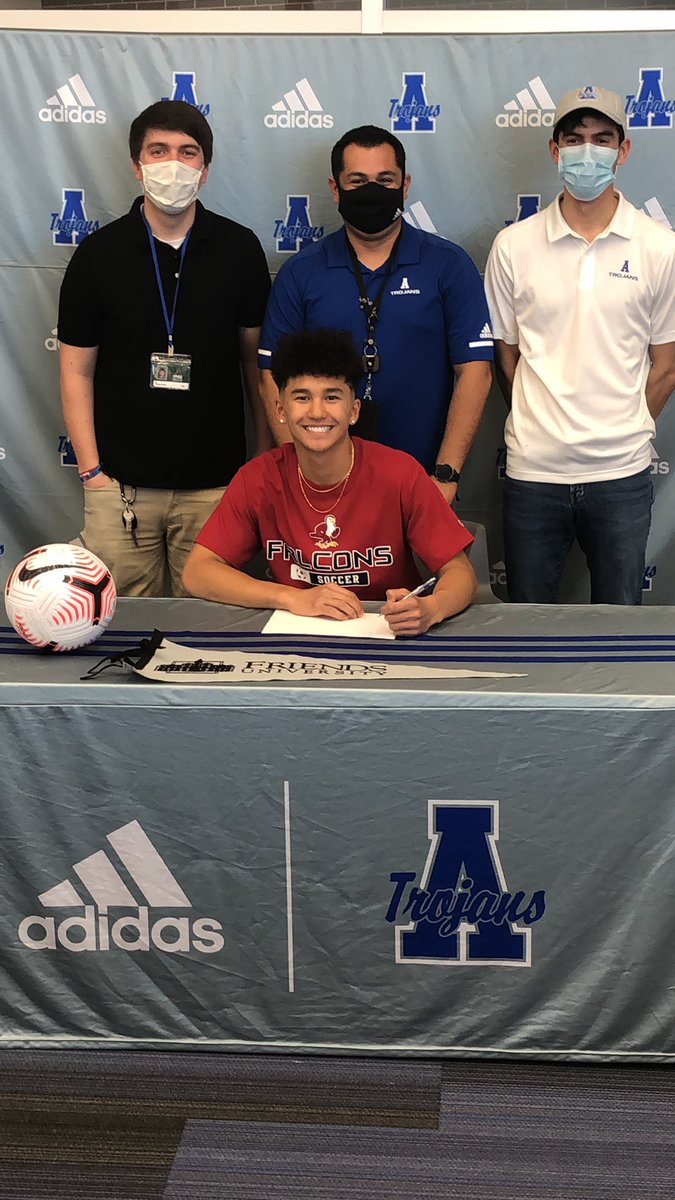 Congratulations to Chase Chanminaraj on signing to play soccer at Friends University! #ahstrojanfam @AHS_TrojanSccr