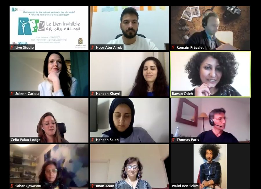 IFjerusalem's tweet photo. Thank you for your participation!
The replay is available here:
🇫🇷👉https://t.co/oyZnTyuOO9
🇵🇸👉https://t.co/JOm7WNQdSr
@KSakakiniCC
#webinaire #culture #art #digital #palestine #france #LienInvisible #InvisibleLink #collaborative #interactive #platform #newparadigm https://t.co/EAFKIYfWuK