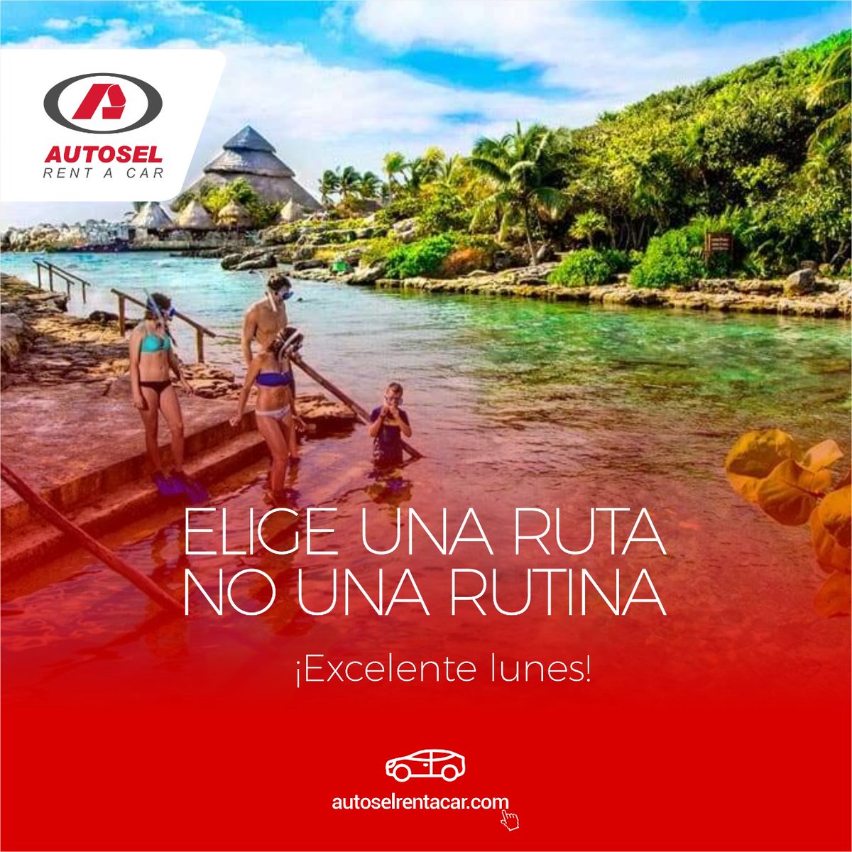 autosel's tweet photo. “En caso de emergencia rompe la rutina y vive la aventura.“

Renta en Autosel y viaja seguro y tranquilo. 🚗🚕🚧🛡

🌐 https://t.co/K4Vvlf1hSi

#InicioDeSemana #ExcelenteLunes #VacacionesFamiliares #RentaDeVans #RentCar #Autosel #RentaDeAutos #Cancun #AutoSeguro #Road #DriveSafe https://t.co/13seQtXeh5