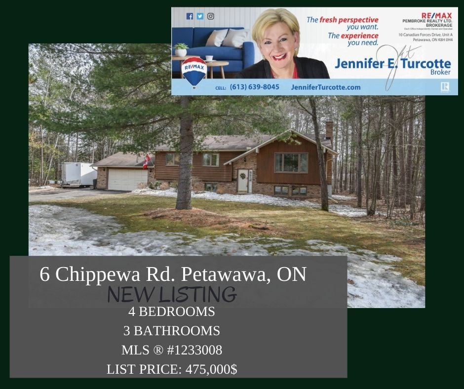 BugMeAnytime's tweet image. 6 Chippewa is my NEW LISTING🔥 Idyllic family home located on a picturesque street in Petawawa.😍  Contact me today for a showing 📲 613-639-8045