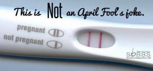 rhondarpittman's tweet photo. With April Fool’s day fast approaching please remember, pregnancy isn’t a joke. Many people you know are suffering in silence. 
1 in 8 couples struggle with fertility issues. 
1 in 4 women have experienced pregnancy loss. https://t.co/6yPqKkemcy