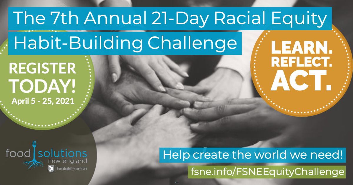 Access of West MI (@accessofwm) on Twitter photo Sign up for this year’s <a href="/FoodSolutionsNE/">Food Solutions New England</a> 21-Day Racial Equity Habit-Building Challenge! Help dismantle racism in our #foodsystem #FSNEEquityChallenge #foodjustice buff.ly/2Wgo5UV Sign up for this year’s <a href="/FoodSolutionsNE/">Food Solutions New England</a> 21-Day Racial Equity Habit-Building Challenge! Help dismantle racism in our #foodsystem #FSNEEquityChallenge #foodjustice buff.ly/2Wgo5UV