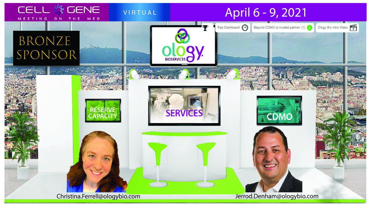 OlogyBio's tweet photo. #OlogyBio is a proud sponsor of the #CGMED21 virtual event hosted by @alliancerm. Visit our booth for information on our #cellandgenetherapy #CDMO services. 
#celltherapy #genetherapy #regenmed #ATMP
https://t.co/DyC2kXxbWL https://t.co/tZjCa38RfB