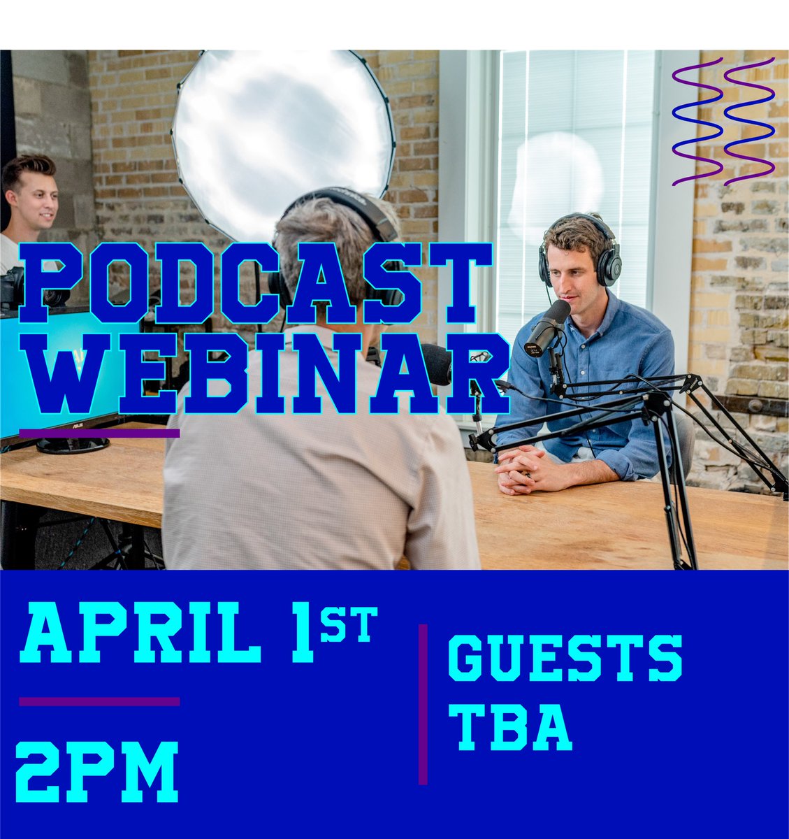 SimpleSound3's tweet photo. Make sure to clear your calendars, you won’t want to miss.
The team worked hard to get this organised and we’re excited to finally announce it!
See you guys there
#AITSimpleSound #podcast #podcasting #webinar #MondayFunday https://t.co/BTRkq4iYlv
