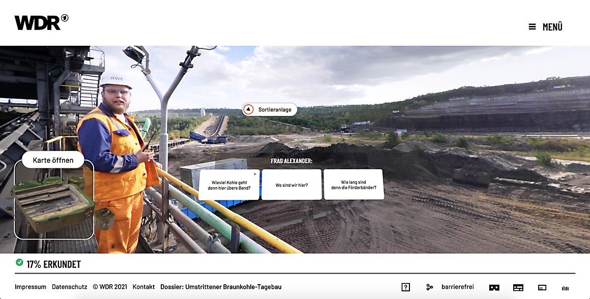 CommArts's tweet photo. WEBPicks: This web documentary by @kubikfoto and WDR offers visitors a 360-degree tour of an open lignite mine in Germany’s Hambach Forest. https://t.co/vMMZRc99g5
#WEBPICk #website #interactive #design #webdocumentary #lignitemine https://t.co/6yuOhg7trT