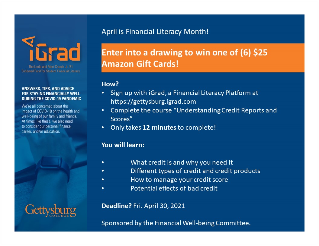 Come take this course on financial well-being!

It is educational and you might win an Amazon gift card. :)