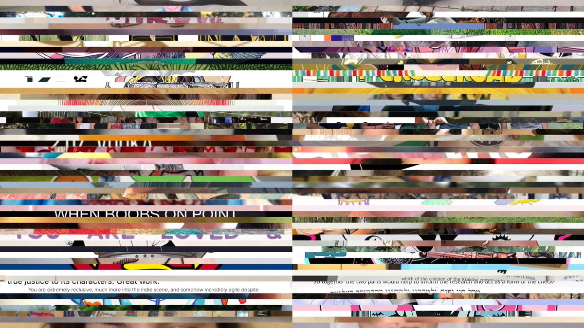 LinsDerry's tweet photo. A data portrait of @MadelineG08 commissioned by @BrownUniversity's Arts Initiative. Using her desktop images, I selected 56 pairs that aesthetically complimented each other to construct a visual archive of her memory and personality. Enlarging 1 of those pairs here. https://t.co/OPTEWQqYQv