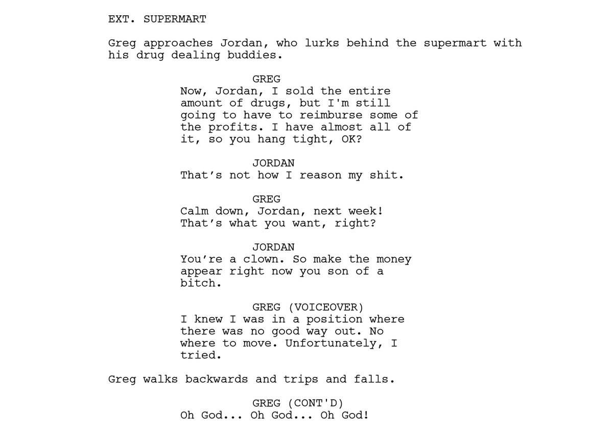 beckandwoods's tweet photo. Dear Struggling Writer, 

Today you hate your writing. It might even be as bad as page 29 from our 2002 script LOST/FOUND. But if you keep your head down, do the work, page after page, 19 years later - you might still hate your work. But we will LOVE it. #keepwriting https://t.co/mpCulqy40j