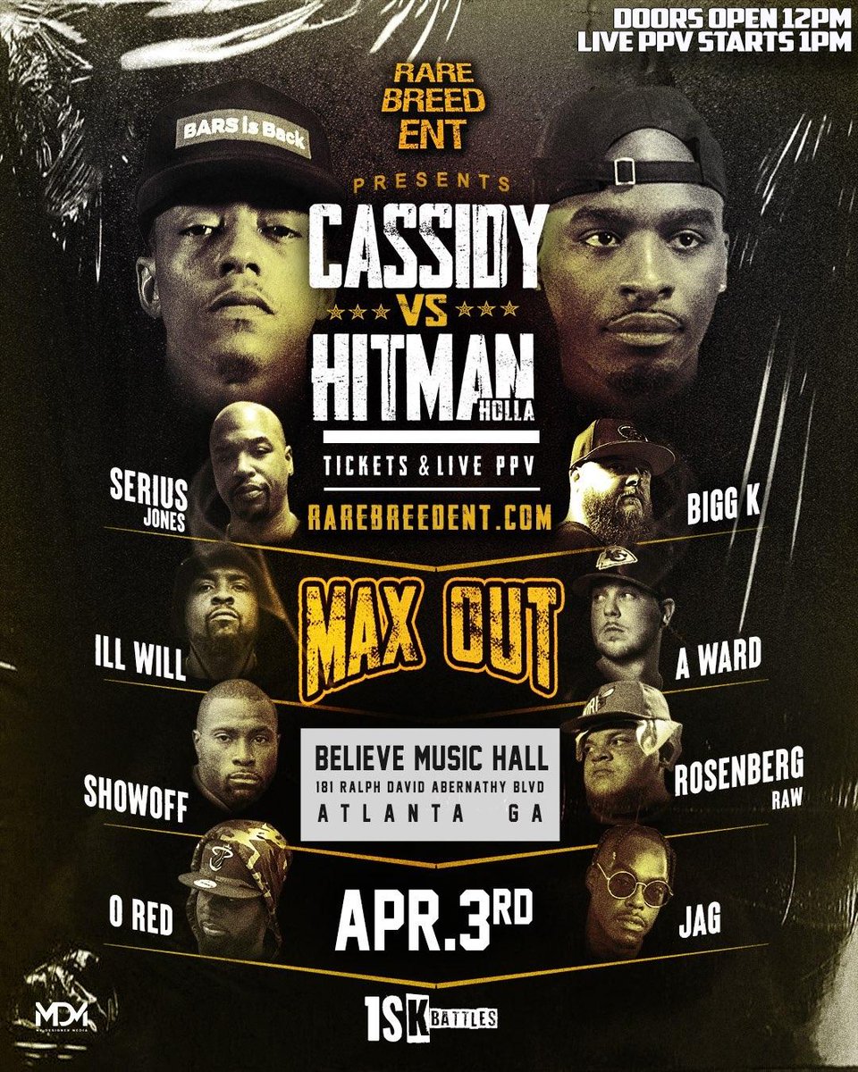 Rare_Breed_Ent's tweet photo. #SATURDAY #APR3RD #MAXOUT #BELIEVEMUSICHALL get your 🎟 &amp; #LIVESTREAMPPV at https://t.co/z8htbMyXj5 YOU DONT WANNA MISS THIS!!! 🔥 🔥 🔥 🎥 #BrickByBrick #RBE #BrickByBrick #RespectBeforeEverything https://t.co/EMLKllK0UB