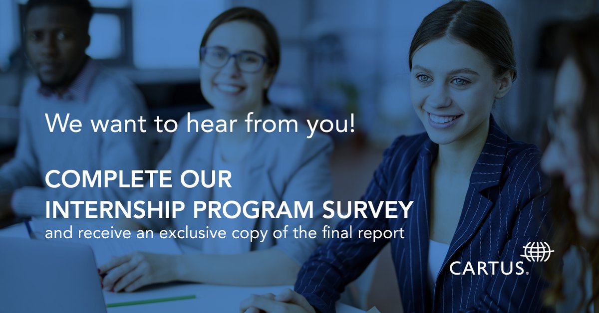 We want to know about your internship programs for 2021 and beyond. Complete our survey and receive an exclusive copy of the final report ow.ly/HQJC50EbF5D
#2021internship #mobilityresearch #mobilitysurvey