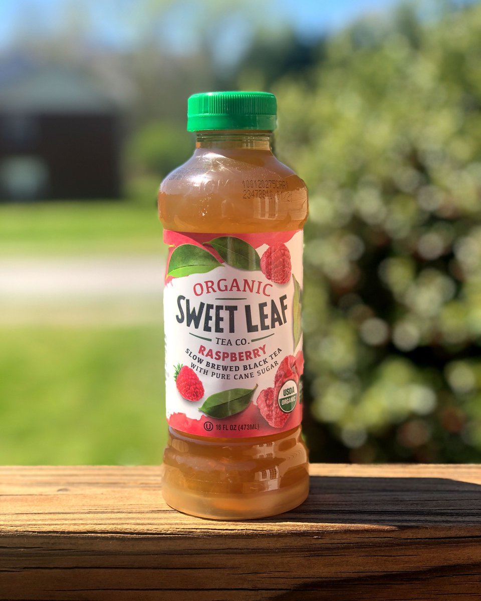 The first sign of spring has us reaching for something light &amp; refreshing. Our Raspberry Tea is just that! 🌞  #SweetLeafTea