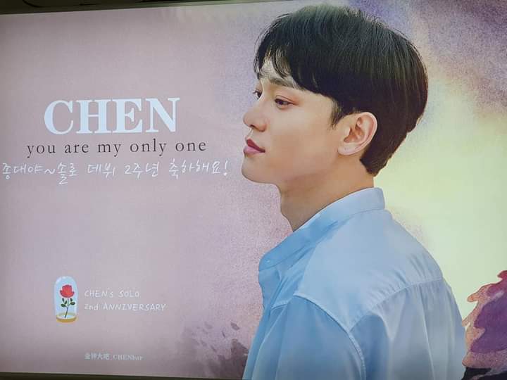 poemdae_'s tweet photo. este es el anuncio que puso chenbar por el segundo aniversario de jongdae como solista https://t.co/yAdwY7CqK9