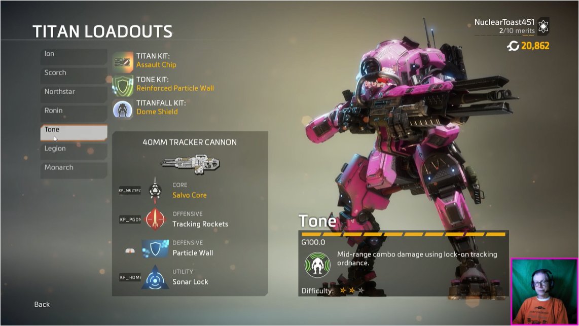 Finally got my pinkie Tone to level G100 in #Titanfall2. Love this game!