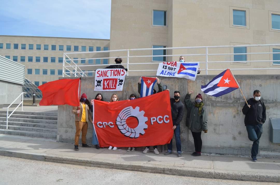 Thanks to all who participated in Winnipeg's Cuba Car Caravan yesterday. Turnout was extraordinary. We must continue to stand with the people of Cuba in their struggle against an unjust and punishing economic situation. #UnblockCuba #NoMasBloqueoContraCuba