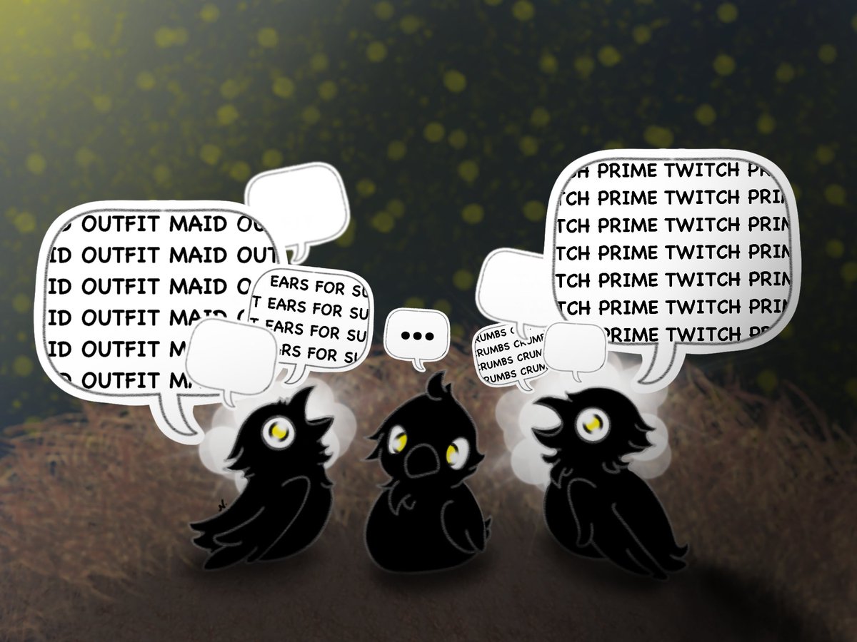 thetruezalrin's tweet photo. Finished drawing twitch chat as crows, both the active people and the lurkers ;)
#philza #philzaminecraft #philzaminecraftfans #crows #crowchat #twitchchat https://t.co/aKK32VkiaJ