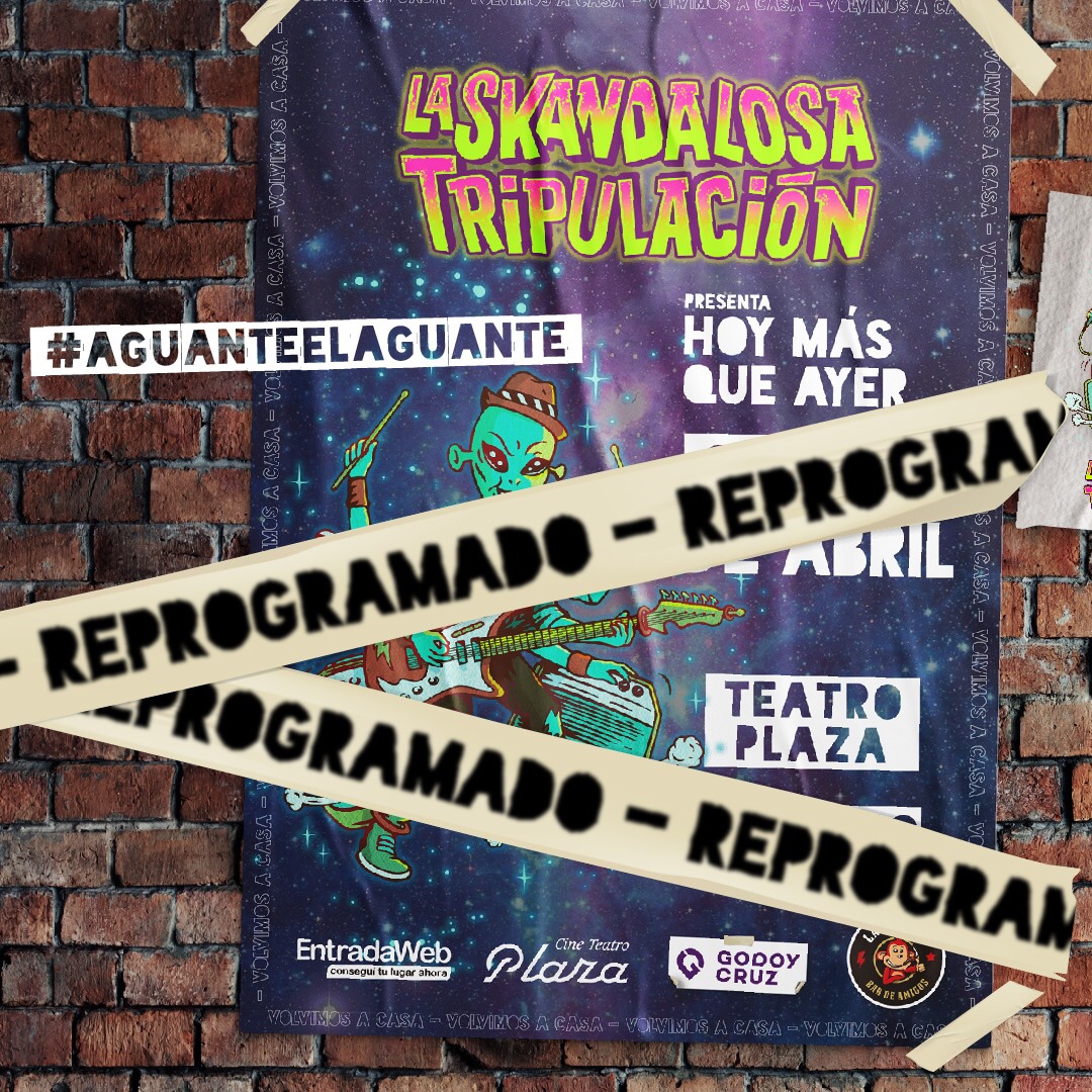 A T E N C I O N · T R I P U L A C I O N 🚀

Queremos avisarles que el show con fecha 02 y 03 de abril ha sido REPROGRAMADO para el 30 Abril y 01 de Mayo, quienes ya tienen sus entradas quedense trankis que tienen validez para la nueva fecha!!! 🔥
