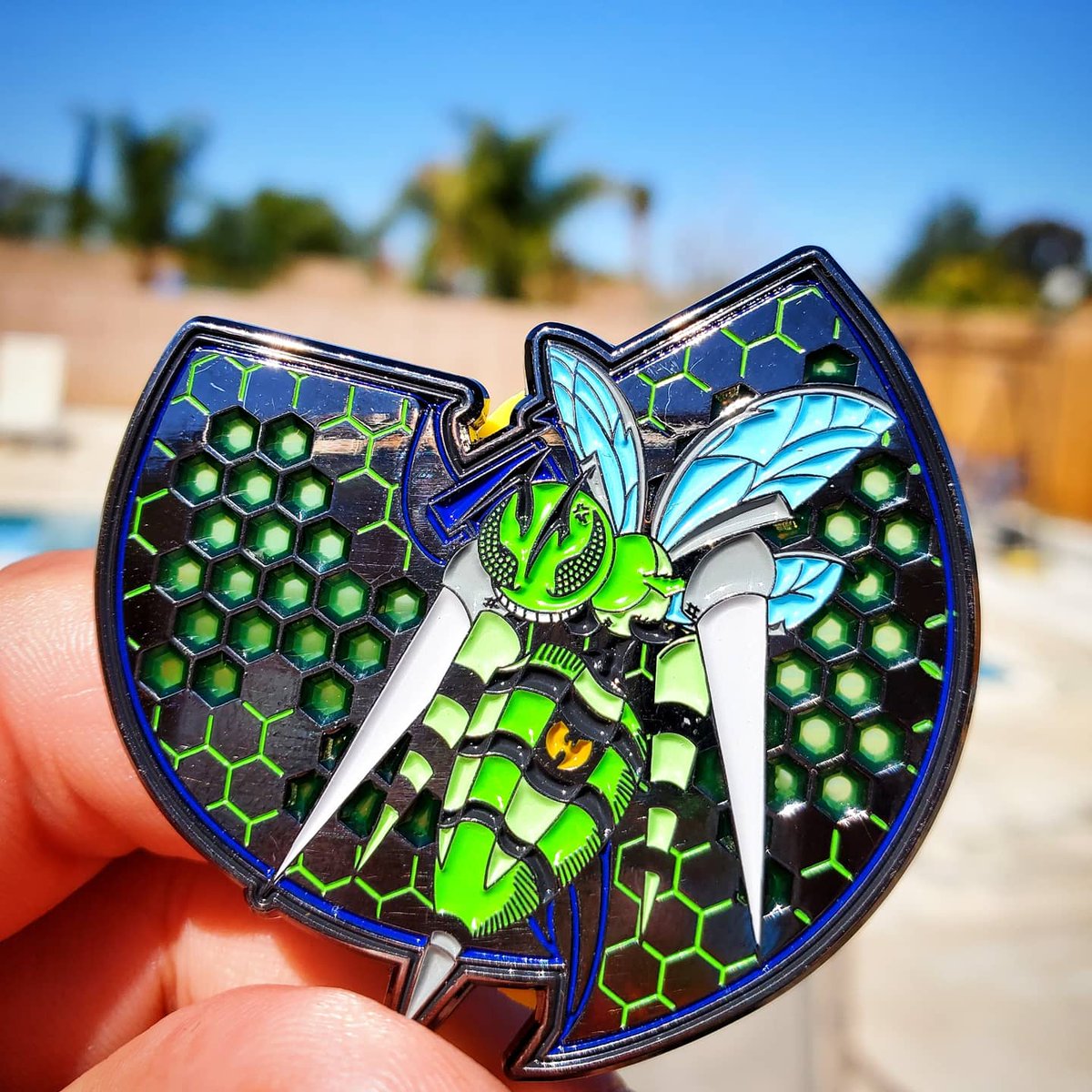 Mischief_pins's tweet photo. 🚨 WU TANG KILLER BEE DRILL is live 
🐝2 inch soft enamel W/ 🐝Transparent Glass! 🐝🐝
🐝 #Cream #CashRulesEverythingAroundMe #wutang #wutangclan #wutangforever 
#hiphopmusic #hiphopculture #killerbees #pokémon #megabeedrill #beedrill #bugpokemon #gottacatchemall #pindrop https://t.co/Du0P2RvRPn