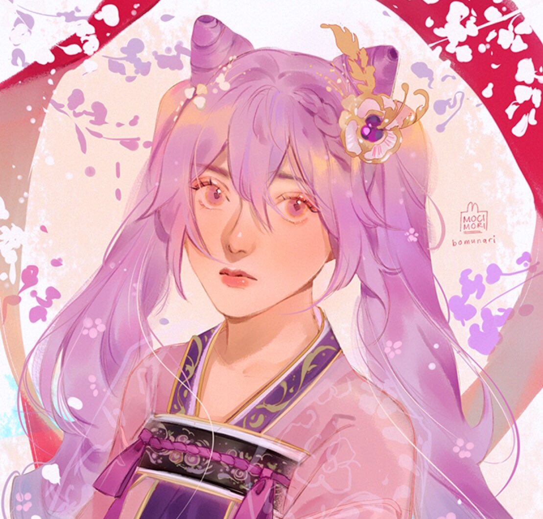 cheuria_'s tweet image. hi #VisibleWomen ✨ 
I’m Chia! Your regular at “floral shops” and pastel pink colors 🌸🌙 

I draw mainly Genshin and kpop with hints of ocs here and there 💗