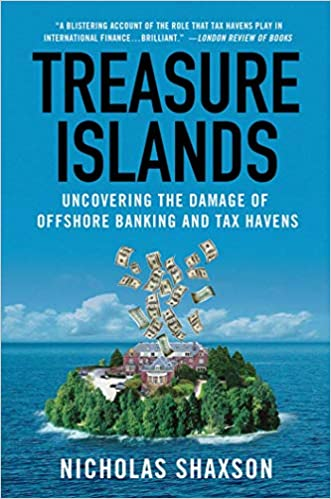 I love the different covers to this book. this topic is wonkier than what I normally cover, so it might be more dry. but one thing that this book stresses is that the offshore system is fundamentally not really a problem of individual mobsters or celebrity tax exiles...