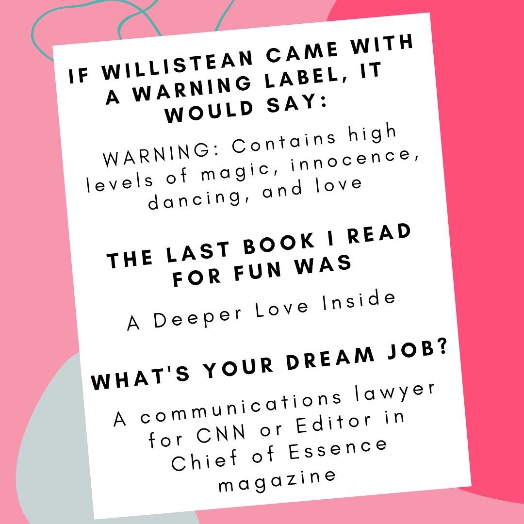 Meet one of our new writers - Willistean! She’s a multimedia journalism major from the class of 2022.