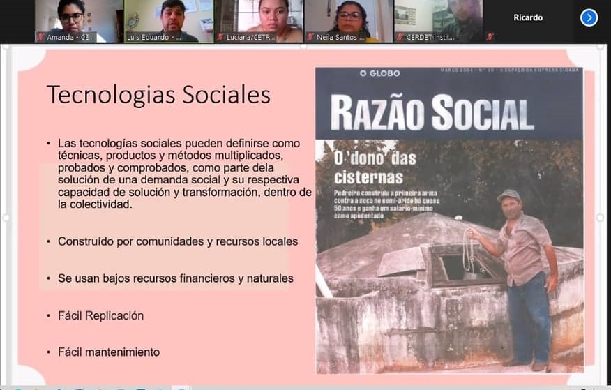 aksaam_br's tweet photo. Hoje teve início a série de oficinas realizadas pelo Projeto Saberes do Semiárido, direcionada para a equipe técnica do CERDET @CCERDET , parceiro do projeto na Bolívia. A formação é parte das atividades de cooperação Sul-Sul.🤝 https://t.co/Eb9HofbNko