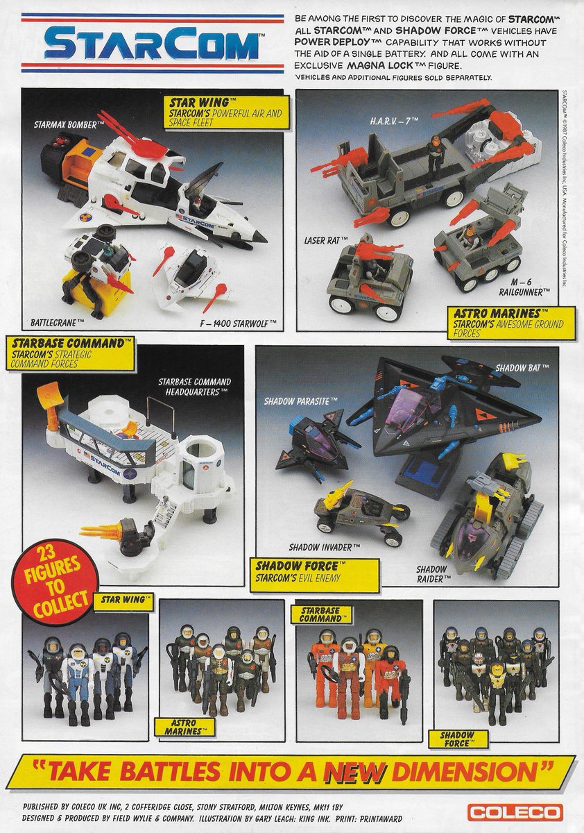 Tornado Gunship – Starcom Coleco 1988 – Vaisseau Spatial Vintage, Occasion