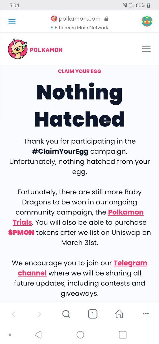 HashRaters's tweet photo. Last polkamon shitpost sry
#TOSHI won't do you like that:
"Anyone who missed out on these Polkamon "duds" will be able to claim an exclusive Limited Edition Toshimon card for free in the coming days."
#Egggate2021 #Eggpull #Eggcuseme? https://t.co/CvpLsAWIVC